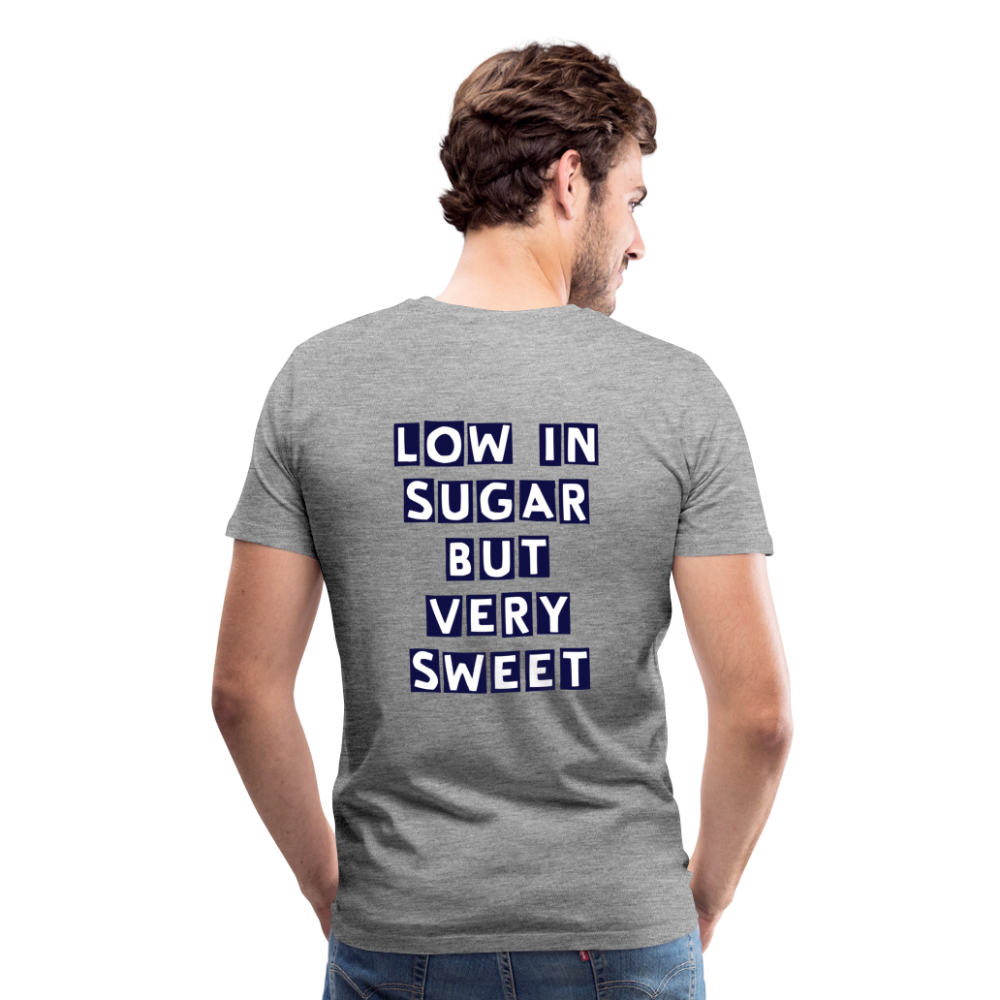 Men’s Premium T-Shirt Hazelnut Chocolate - heather grey
